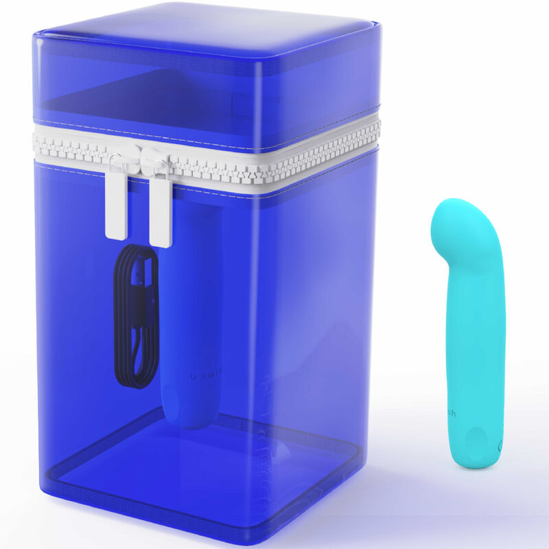 B SWISH – VIBRATEUR RECHARGEABLE EN SILICONE BLEU BCUTE CURVE INFINITE CLASSIC ÉDITION LIMITÉE