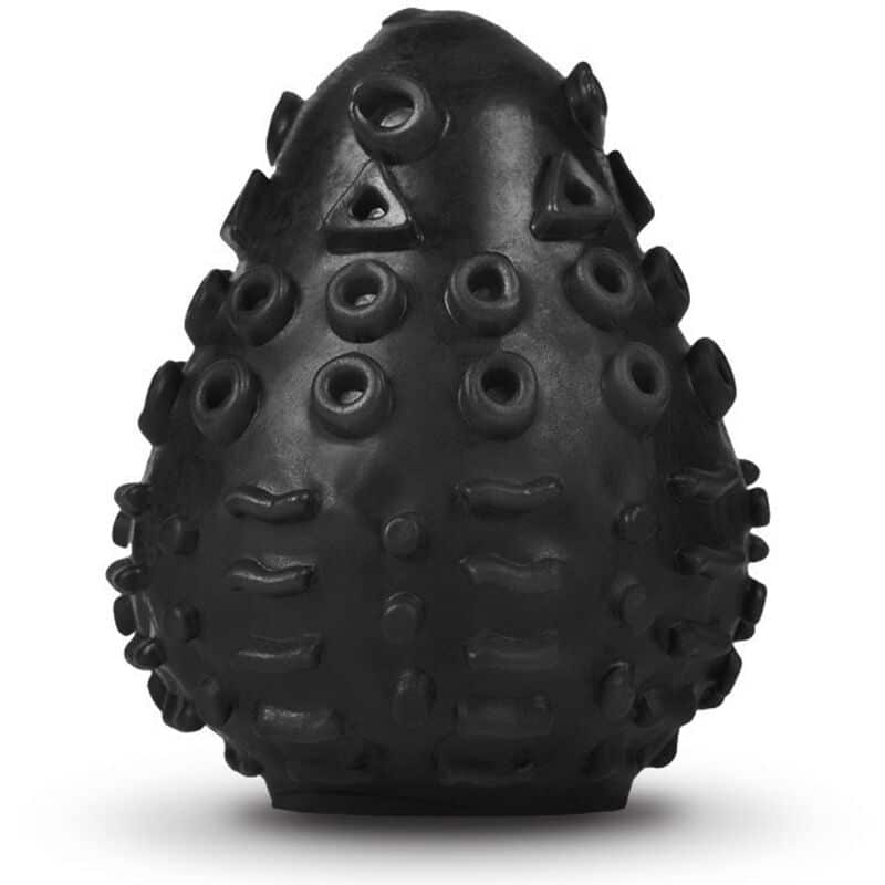 G-VIBE – OEUF MASTURBATEUR TEXTURÉ RÉUTILISABLE NOIR