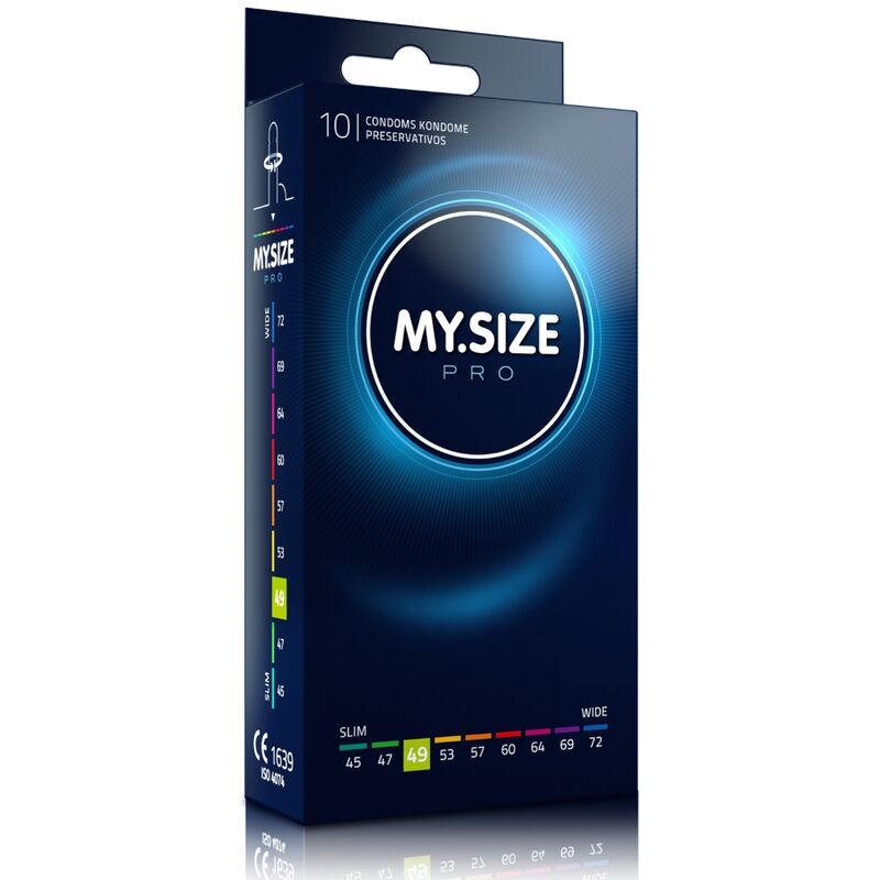 MY SIZE – PRO PRÉSERVATIFS 49 MM 10 UNITÉS