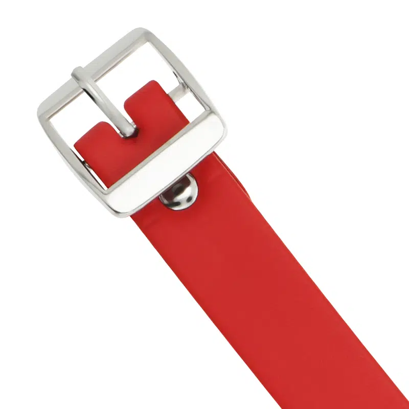COQUETTE CHIC DESIRE - COLLIER CUIR VEGAN ROUGE FEMME ACCESSOIRE FÉTICHE – Image 4