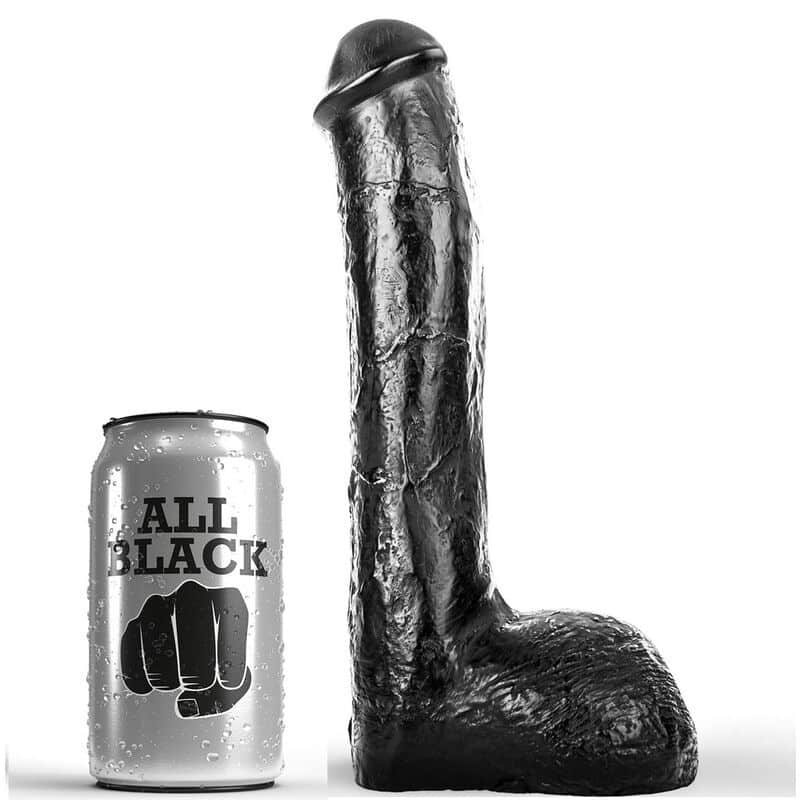 ALL BLACK – PENE ANAL RÉALISTE 23 CM