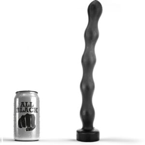 ALL BLACK - PLUG ANAL BALLE 32 CM