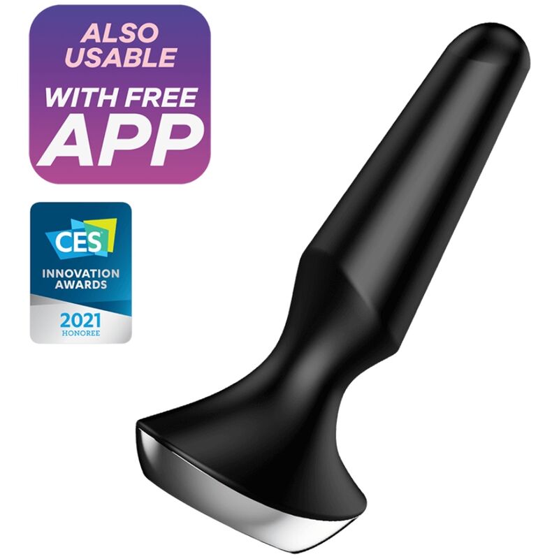 SATISFYER – VIBRATEUR PLUG ILICIOUS 2 PLUG NOIR