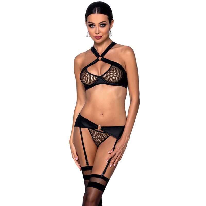 PASSION – ENSEMBLE CUIR ÉCOLOGIQUE AMANDA S/M