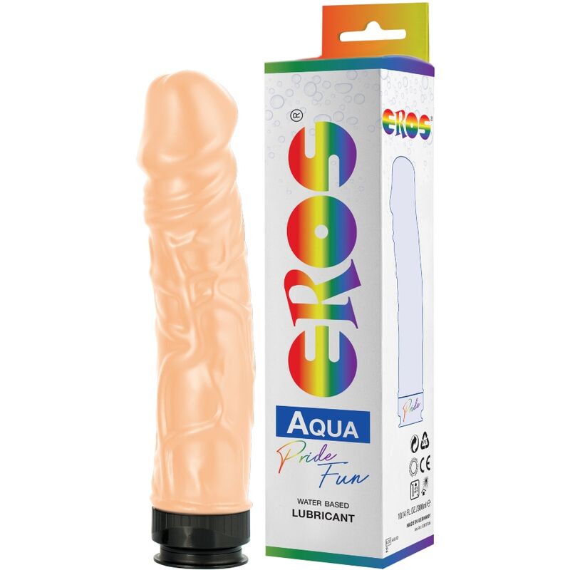 PRIDE – EROS AQUA LGBT PRIDE DILDO ET LUBRIFIANT À BASE D »EAU