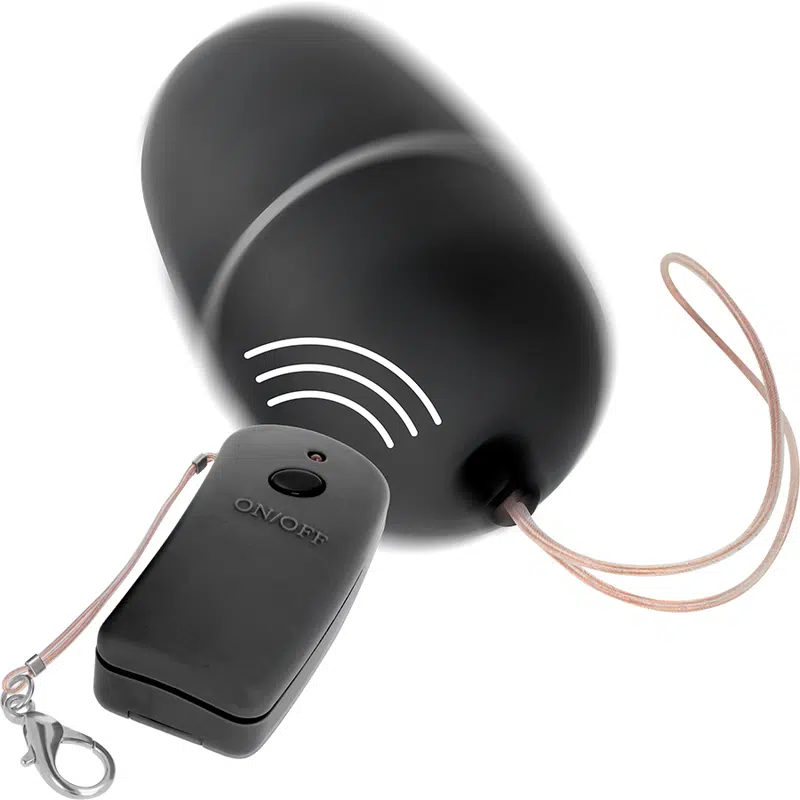 ONLINE - OEUF VIBRANT AVEC TÉLÉCOMMANDE NOIRE – Image 2