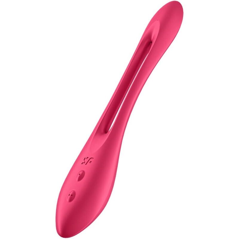 SATISFYER – VIBRATEUR MULTI ELASTIC JOY ROUGE