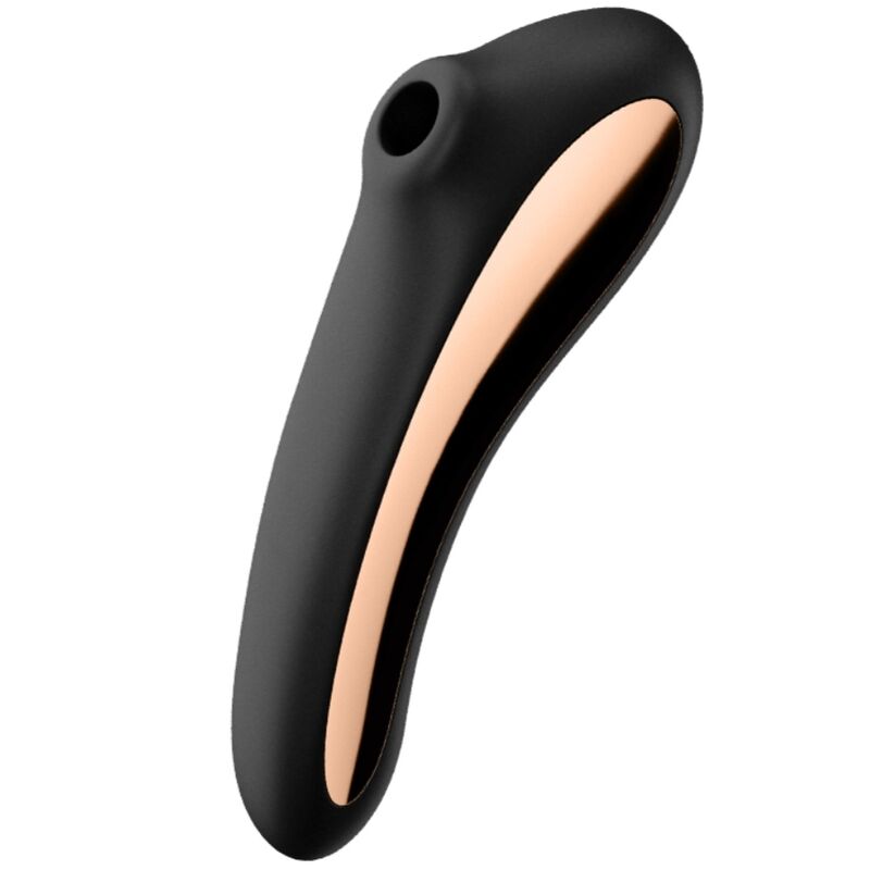 SATISFYER – VIBRATEUR DUAL KISS AIR PULSE NOIR