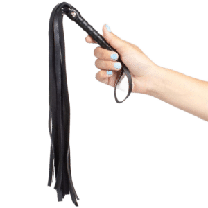SECRETPLAY - FOUET DE BONDAGE NOIR  COLLECTION BDSM