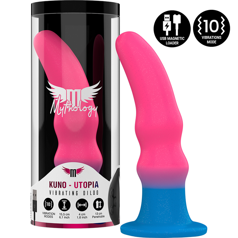 MYTHOLOGY – KUNO UTOPIA DILDO M – VIBRATEUR COMPATIBLE AVEC LA TECHNOLOGIE SANS FIL WATCHME