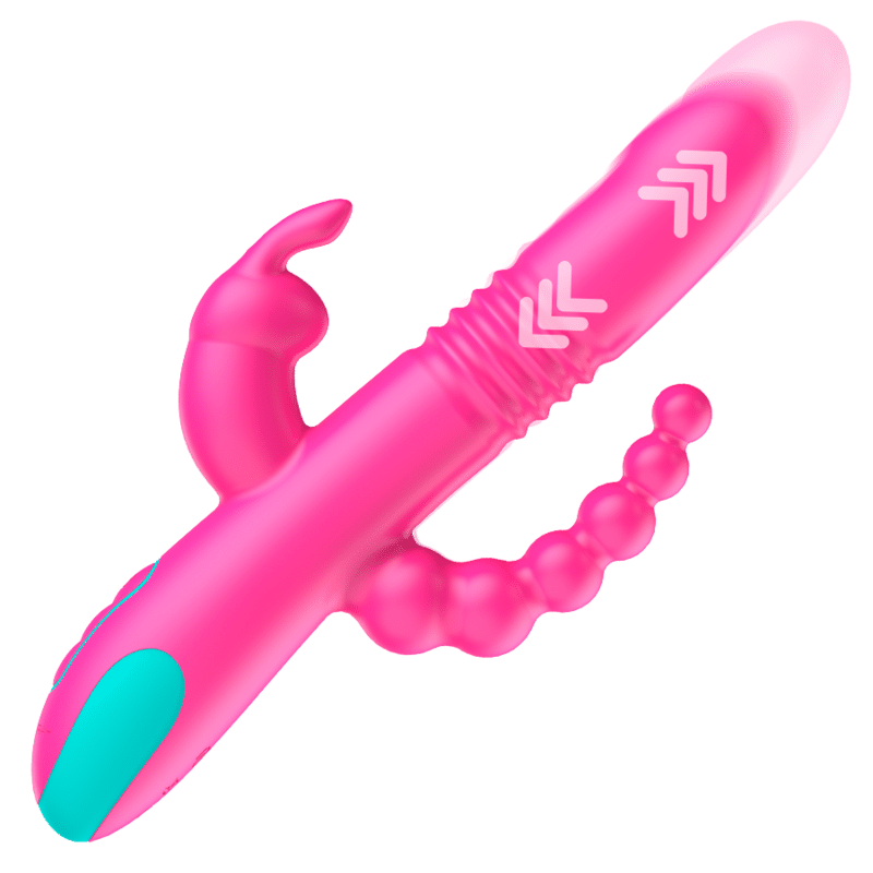 HAPPY LOKY – DONALD TRIPLE STIMULATION : ANAL, G-SPOT  CLITORAL WATCHME TECHNOLOGIE SANS FIL COMPATIBLE