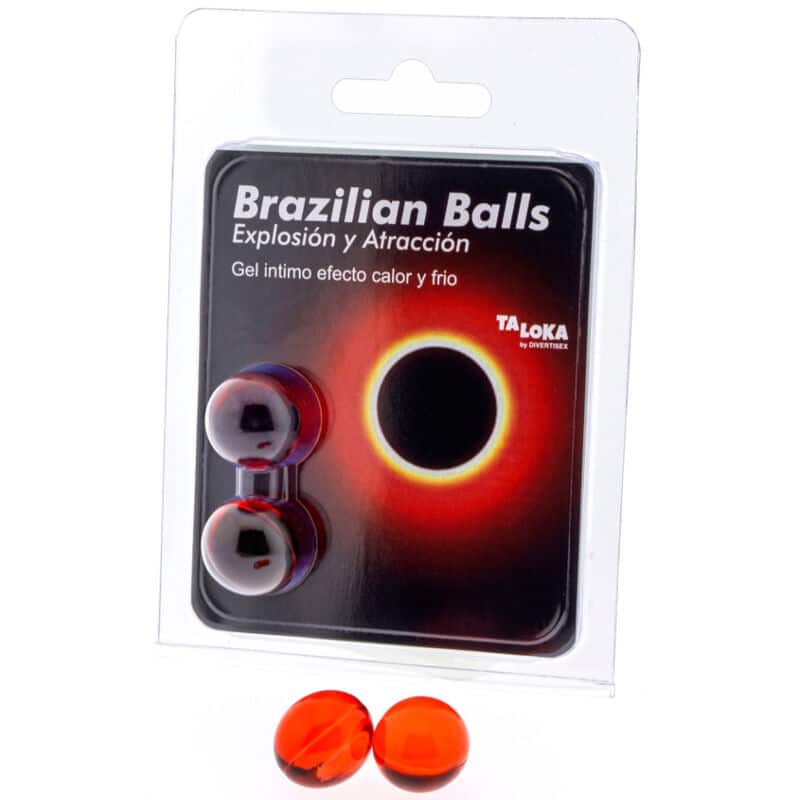 TALOKA – 2 BOULES BRÉSILIENNES GEL EXCITANT EFFET CHAUD  FROID