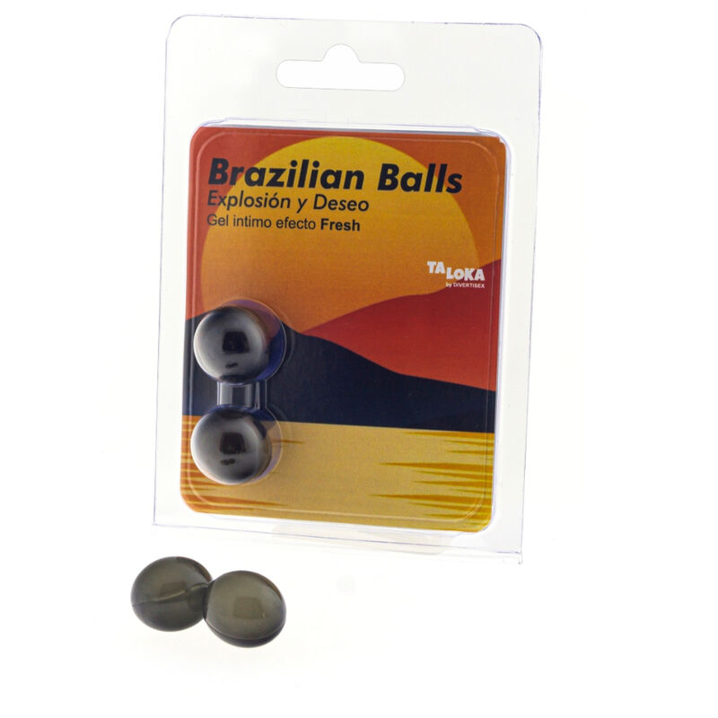 TALOKA – 2 BOULES BRÉSILIENNES GEL EXCITANT EFFET FRAIS