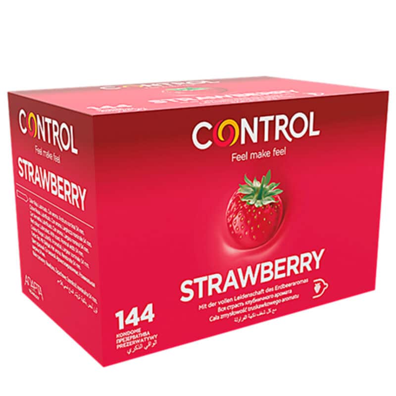 CONTROL – PRÉSERVATIFS ADAPTA FRAISE 144 UNITÉS