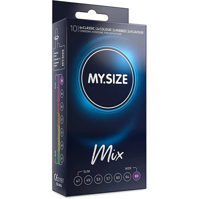MY SIZE – MIX PRÉSERVATIFS 69 MM 10 UNITÉS