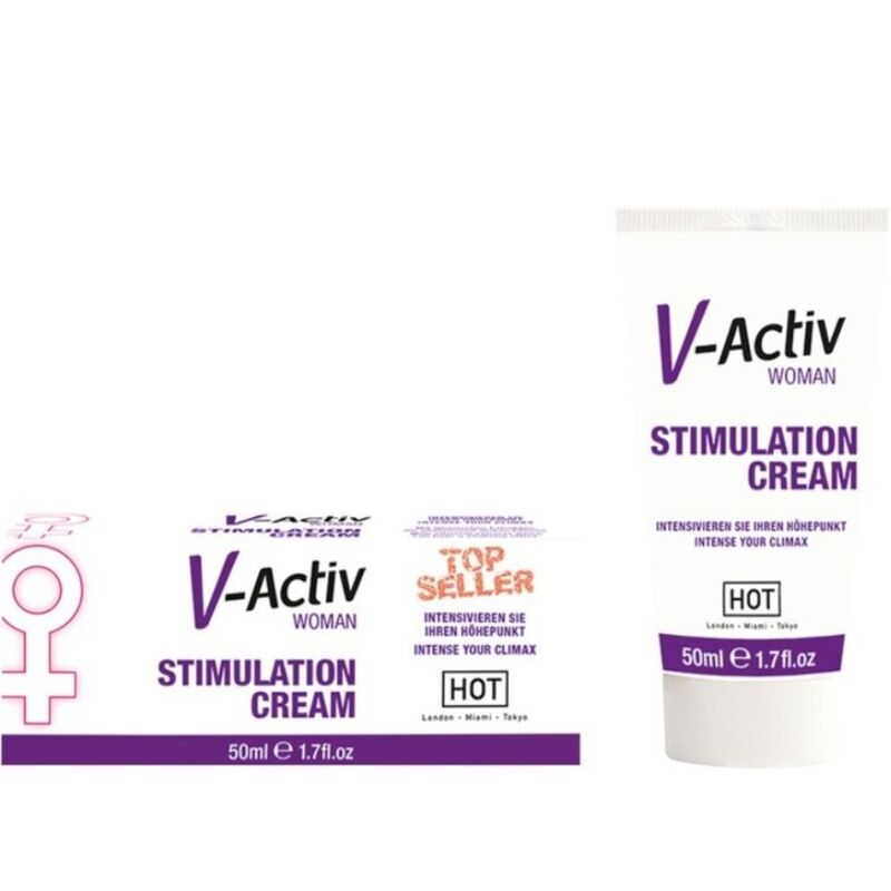 HOT – CRÈME DE STIMULATION V-ACTIV FEMME 50ML