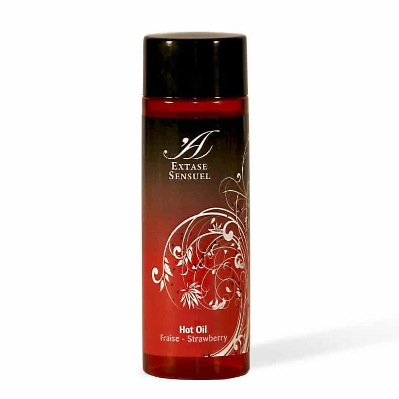 EXTASE SENSUAL – HUILE STIMULANTE CHALEUR FRAISE 100 ML