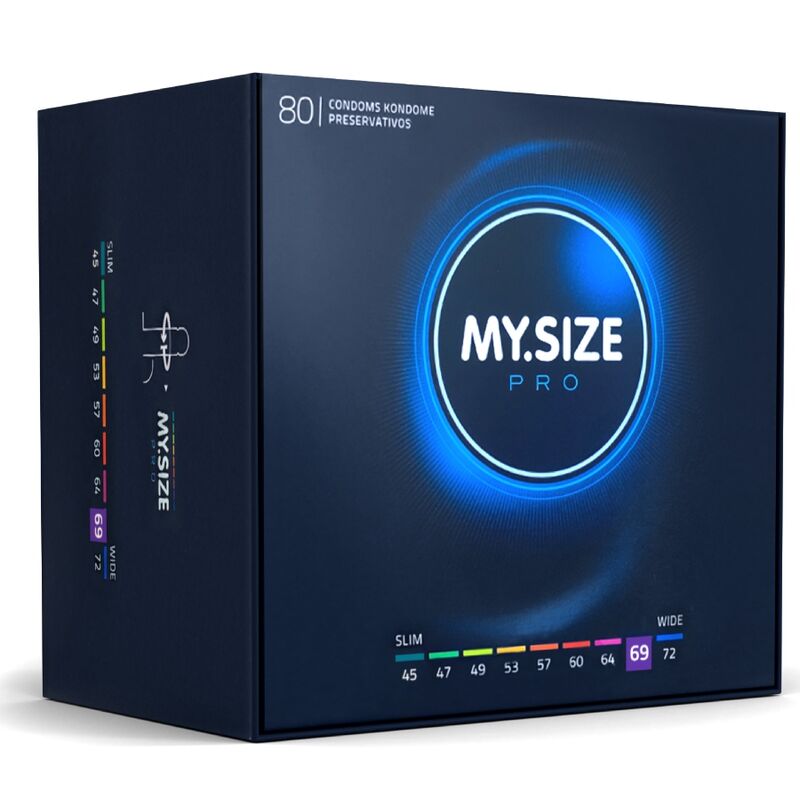 MY SIZE – PRO PRÉSERVATIFS 69 MM 80 UNITÉS