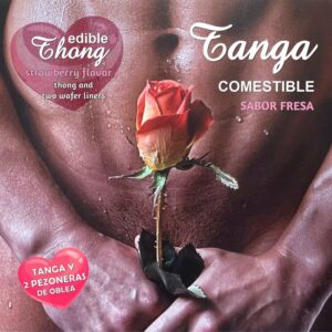 HOTFLOWERS - THONG HOMME+ 2 NIPPLE AZYME FRAISE /es/pt/en/fr/it/
