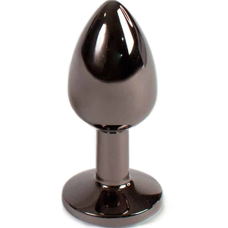 SECRETPLAY – PLUG ANAL EN GUNMETAL PETITE TAILLE 7 CM