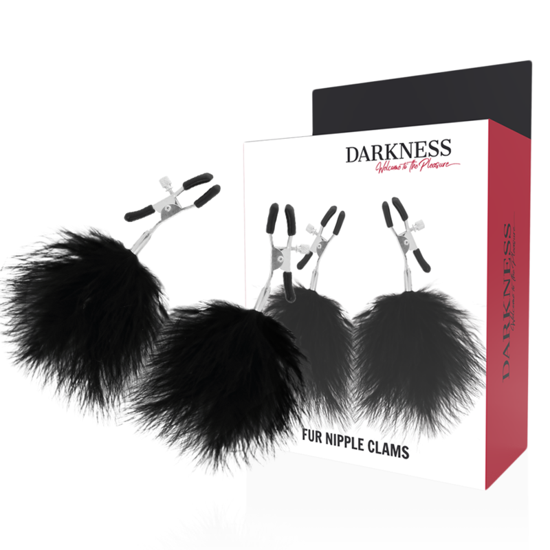 DARKNESS – PINCES À TÉTONS POM-POM 2