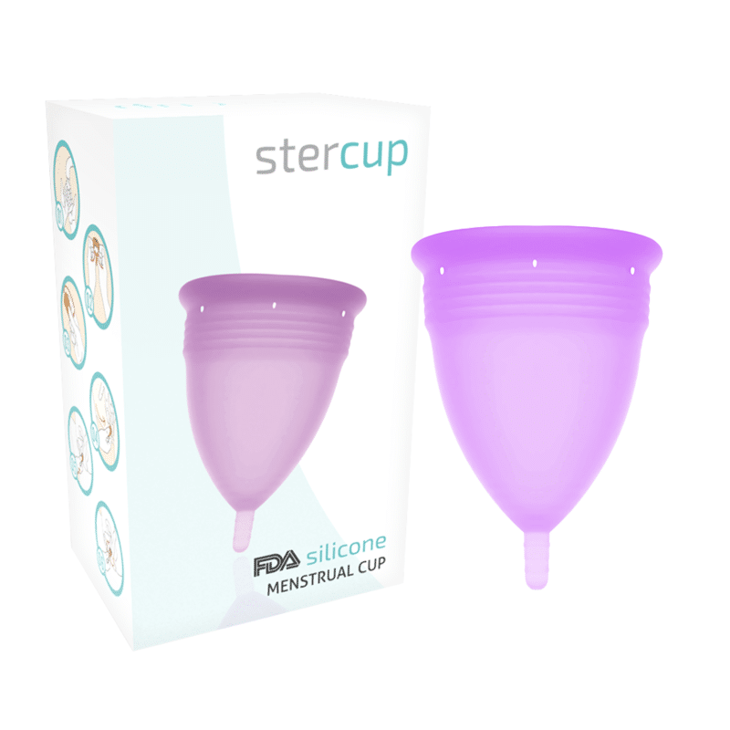 STERCUP – COUPE MENSTRUELLE EN SILICONE FDA LILAS – TAILLE L