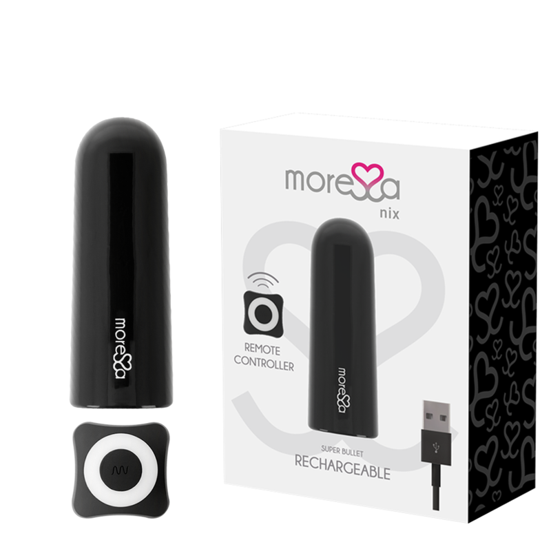 MORESSA – NIX VIBRATEUR TÉLÉCOMMANDE NOIR