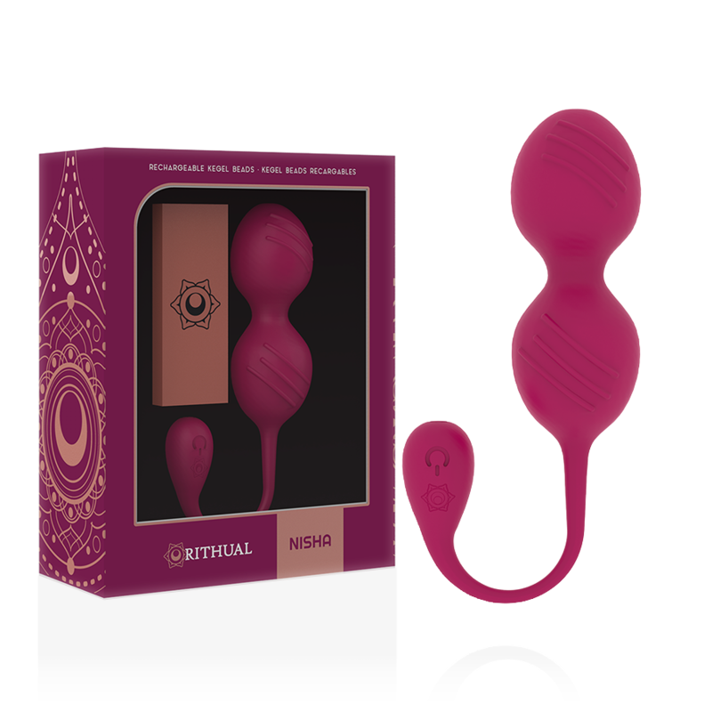 RITHUAL – BALLES DE KEGEL VIBRANTES RECHARGEABLES NISHA ORCHIDÉE
