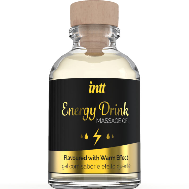 INTT MASSAGE  ORAL SEX - GEL DE MASSAGE A L''ENERGIE AROMATISEE CA BOISSON ET EFFET CHAUFFANT