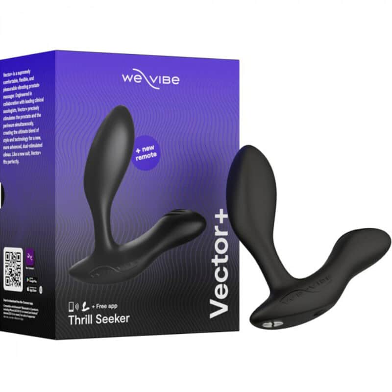 WE-VIBE – MASSEUR DE PROSTATE VECTOR+ NOIR