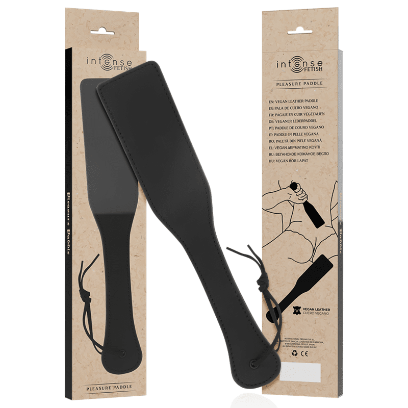 INTENSE – PADDLE FÉTICHISME EN CUIR VÉGÉTALIEN