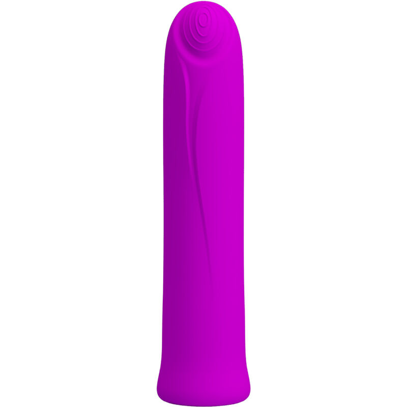 PRETTY LOVE – VIBRATEUR CURTIS MINI SUPER POWER 12 VIBRATIONS EN SILICONE VIOLETTE