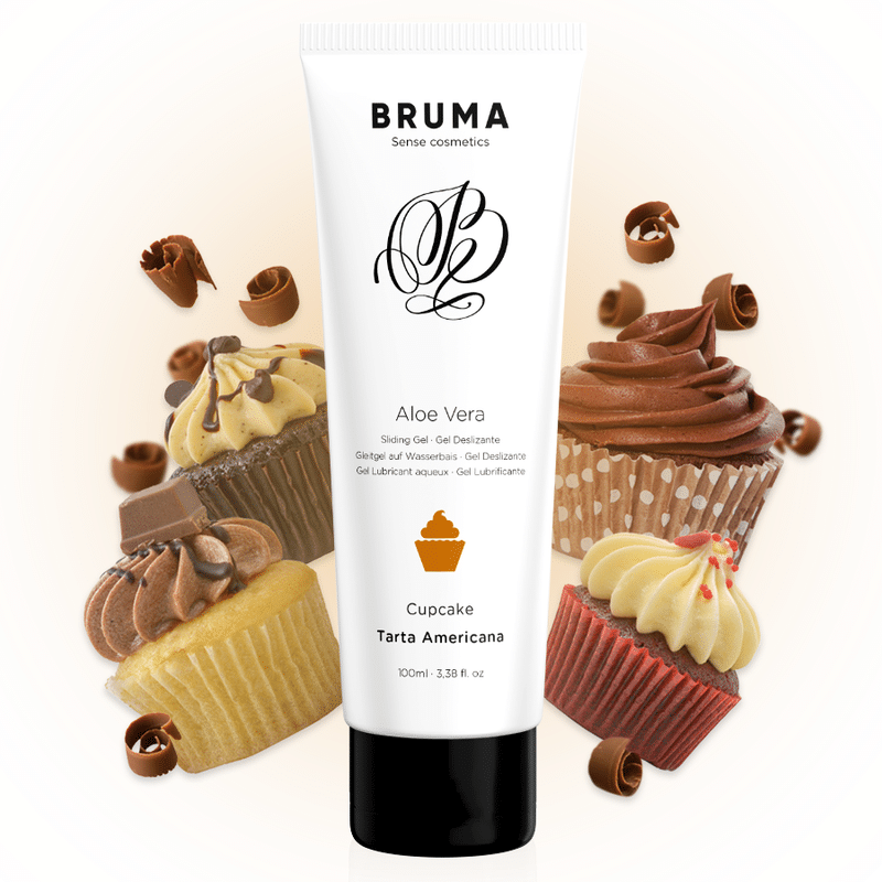 BRUMA – GEL GLISSANT À L »ALOE VERA SAVEUR CUPCAKE 100 ML