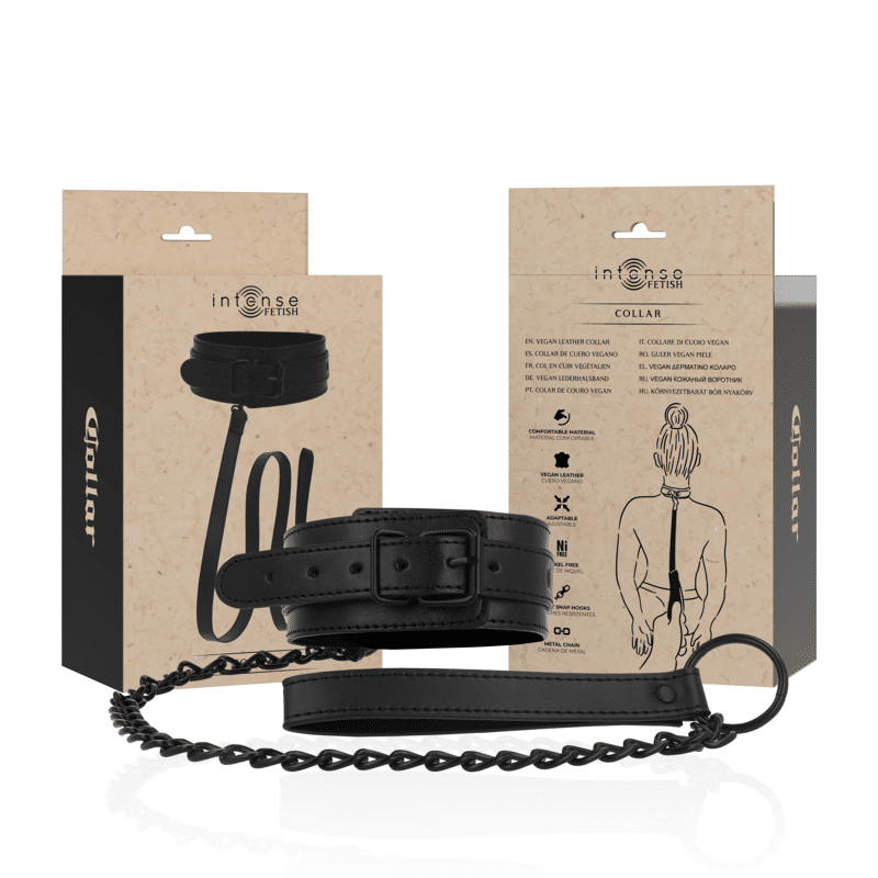 INTENSE – FETISH COLLIER EN CUIR VEGAN