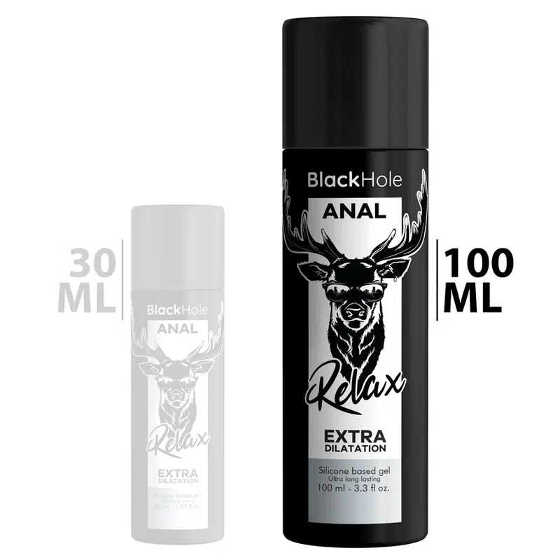 BLACK HOLE - GEL TROU NOIR BASE SILICONE DILATATION ANALE 100 ML – Image 2