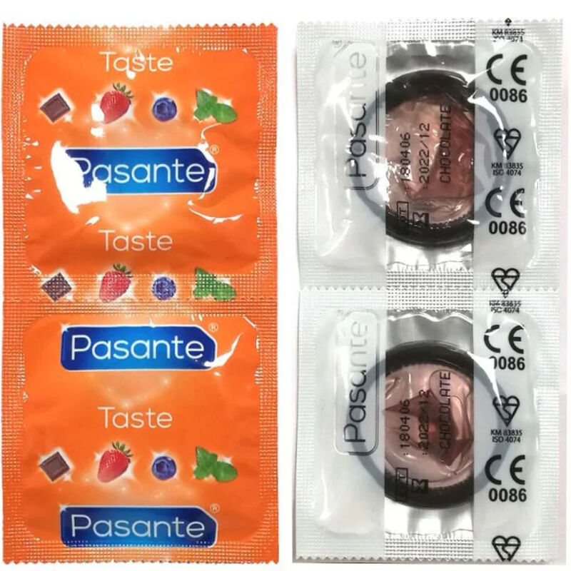 PASANTE – PRÉSERVATIFS SAVEUR CHOCOLAT TEMPTATION SAC 144 UNITÉS