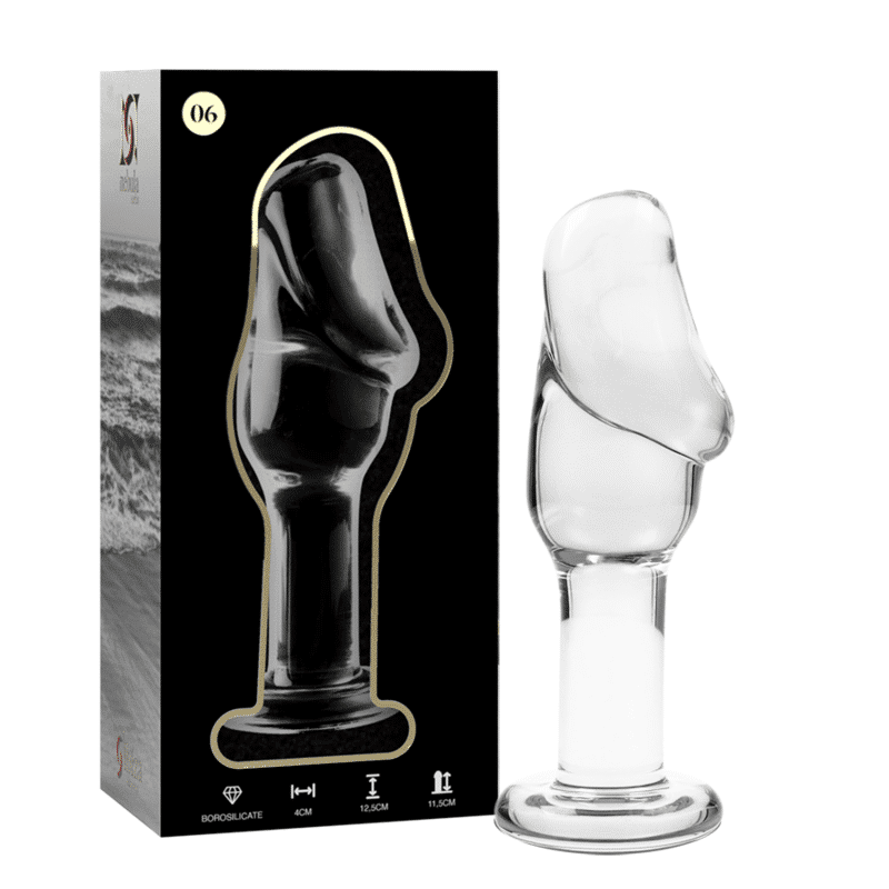 NEBULA SERIES BY IBIZA – PLUG ANAL MODÈLE 6 VERRE BOROSILICATE CLAIR 12.5 CM -O- 4 CM