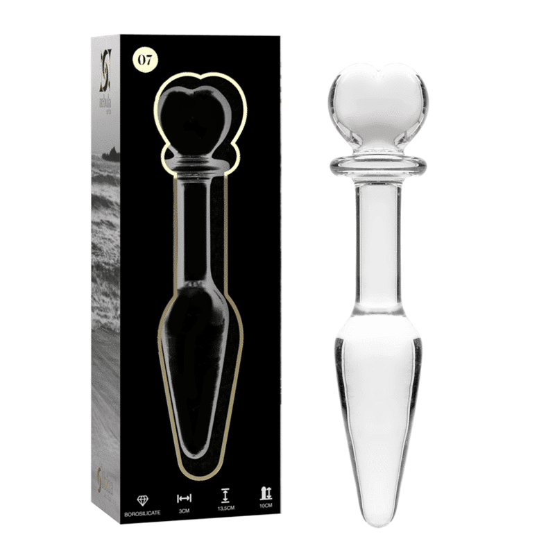 NEBULA SERIES BY IBIZA – PLUG ANAL MODÈLE 7 VERRE BOROSILICATE CLAIR 13.5 CM -O- 3 CM