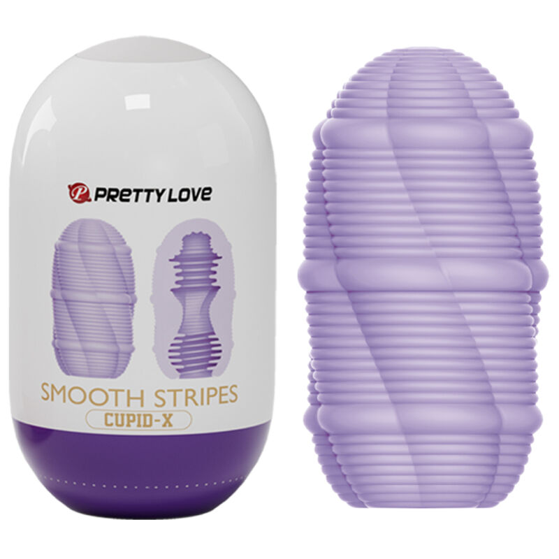 PRETTY LOVE – OEUF MASTURBATEUR CUPID  RAYURES LISSES