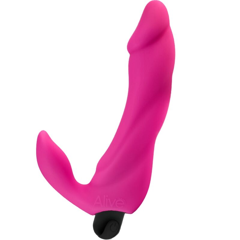 ALIVE – GODE VIBRATEUR BIFUN PRO ROSE 14,9 CM