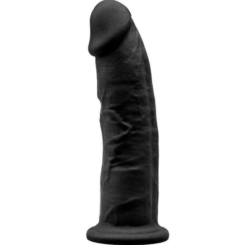 SILEXD – MODÈLE 2 PÉNIS RÉALISTE PREMIUM SILEXPAN SILICONE NOIR 15 CM