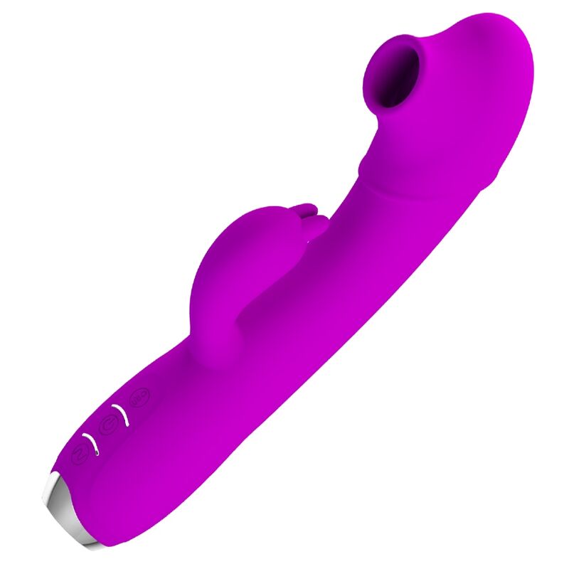 PRETTY LOVE – VIBRATEUR SUCKER RECHARGEABLE REGINA VIOLET