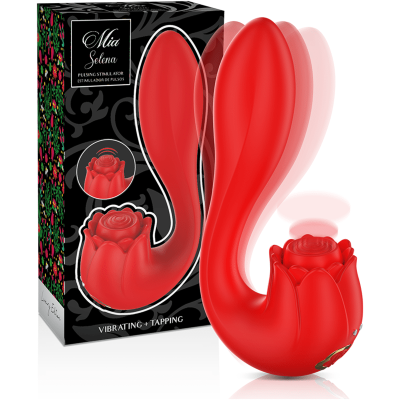 MIA – SELENA STIMULATEUR VIBRANT + TAPPING ROUGE