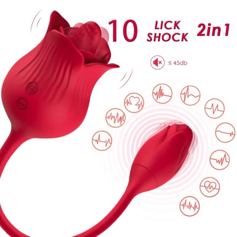 ARMONY – VIBRATEUR ROSE CON COLA ROUGE