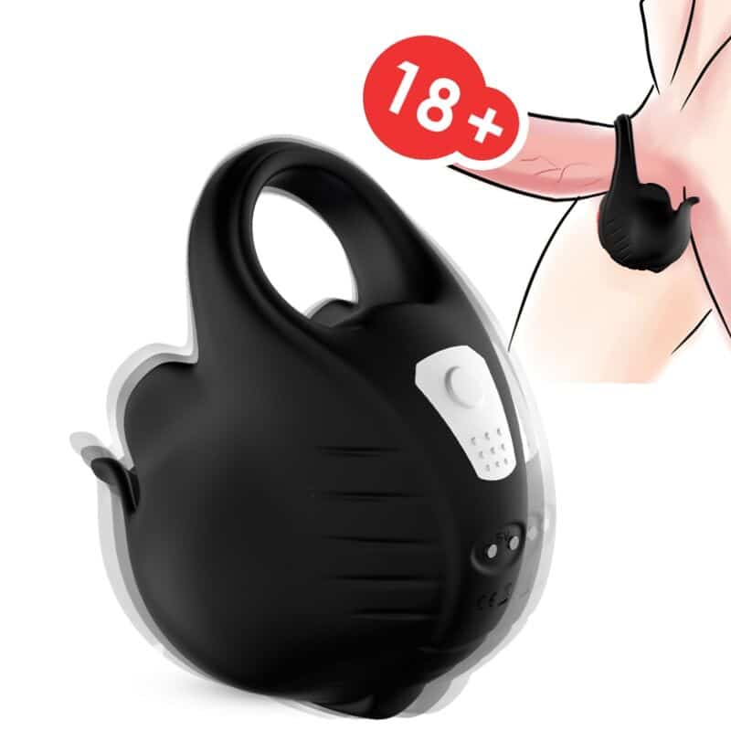 ARMONY – ANNEAU VIBRATEUR VENTOUSES NOIR