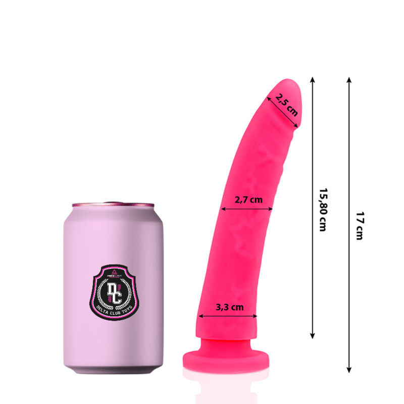 DELTA CLUB – TOYS GODE MÉDICAL SILICONE ROSE 17 CM -O- 3 CM