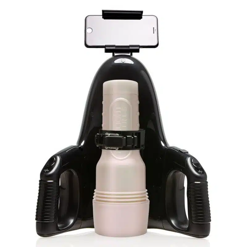FLESHLIGHT - TURBO THRUST BLUE ICE + LANCEMENT UNIVERSEL + LUBRIFIANT QUALITÉ AQUA 50 ML – Image 3