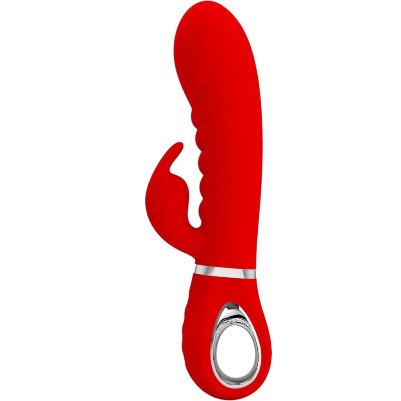 PRETTY LOVE – VIBRATEUR MULTIFONCTION G-SPOT PRESCOTT ROUGE