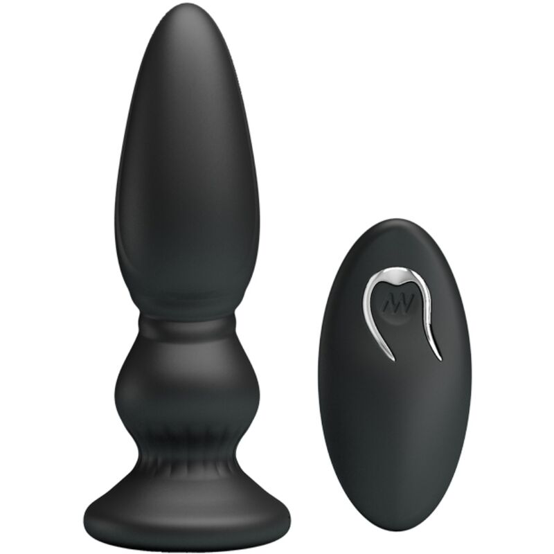 MR PLAY – PUISSANT VIBRATEUR TÉLÉCOMMANDE PLUG ANAL NOIR