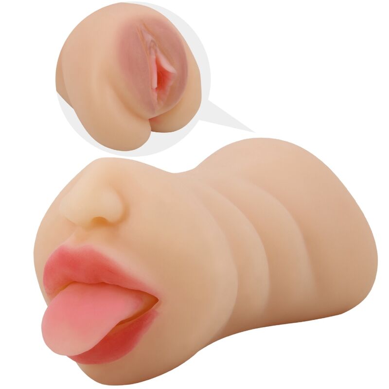 CRAZY BULL – MASTUBADOR EN FORME DE VAGIN SARAH DOUBLE ENTRÉE